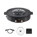VEVOR Hot Pot mit Grill 1800W 2 in 1 Elektrischer Rauchfreier Grill BBQ Grill
