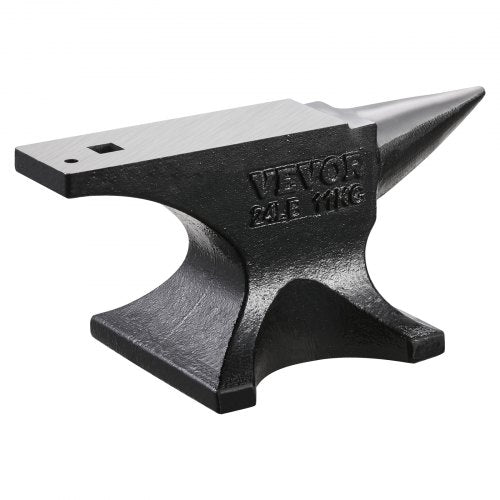 VEVOR Einzelhorn-Amboss 11,5kg Gussstahl Amboss Runder Horn-Amboss Schmiede