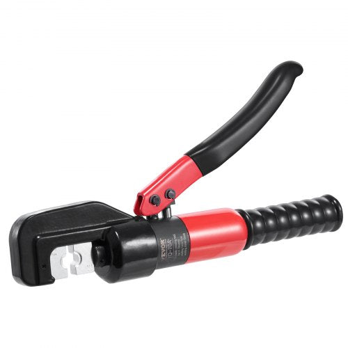 VEVOR Hydraulische Crimpzange Kabelschuhzange 4-70 mm², Aluminium / Kupfer-Anschluss Crimpzange zum Kabelcrimpe, 9 Formen Presszange Manuelle Hydraulikzange Quetschzange Kabelschuhe Zange