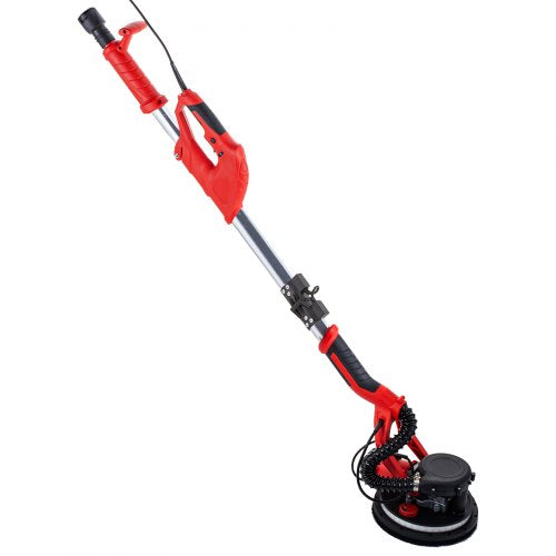 VEVOR Exzenterschleifer Schleifmaschine Trockenbauschleifer Werkzeug 225mm 750W Schleifmaschine mit Streifenweise Vakuumbeutel Handschuhe Schutzbrille