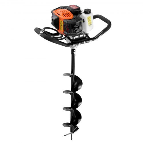 VEVOR Erdbohrer Erdlochbohrer 52CC Pfahlbohrer Erdbohrgerät 150/250mm Bohrern
