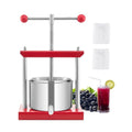 VEVOR Obstweinpresse Manuelle Presse Weinherstellung 3L Edelstahl Apfelpresse