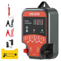 VEVOR Weidezaungerät 12kV 3J AC DC Elektrozaungerät 3km Reichweite Weidegerät