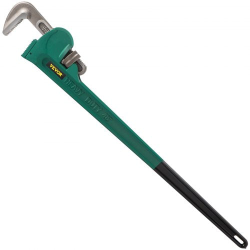 Heavy Duty 48" Aluminum Pipe Wrench 4" Jaw Straight Pipe Wrench Plumbing