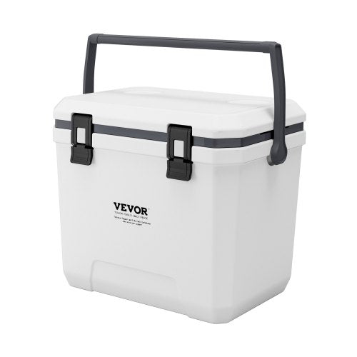 VEVOR Tragbare Kühlbox Isolierte Hartkühlbox mit Getränkehalter 38Qt