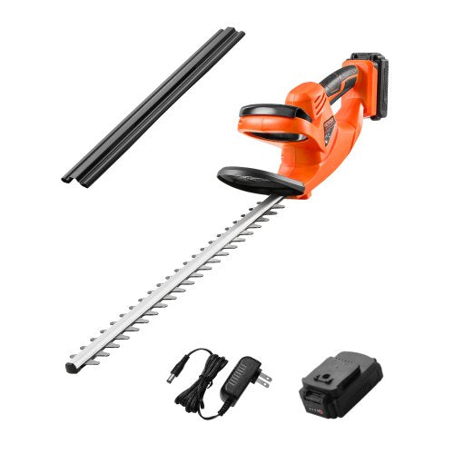 VEVOR Akku-Heckenschere Heckentrimmer Elektroheckenschere 51cm, Doppelklinge
