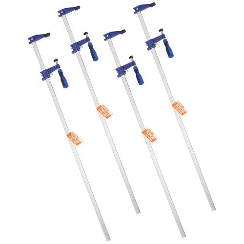 VEVOR 4 x Stangenklemmen für Holzbearbeitung 914mm Gusseisen Feststellbar
