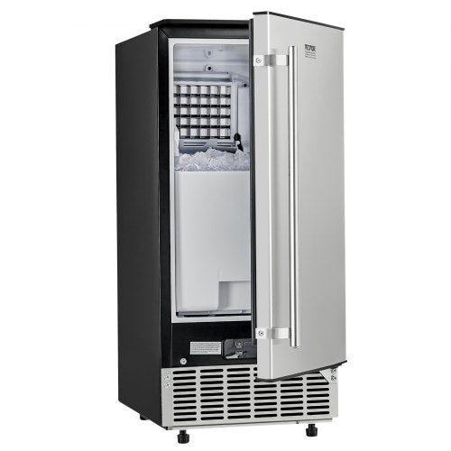 VEVOR Untertisch Eismaschine Eisbereiter 36kg/Tag Eingebaut Eismaschine Tragbar