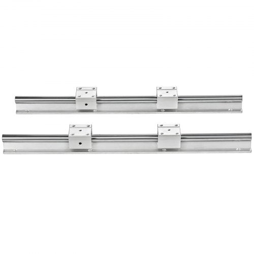 VEVOR Linearführung Linearschiene 500 mm SBR16 mit 4 Stück SBR16UU Führungswagen Kugelumlaufspindel Linearfuehrunge für 3D-Drucker