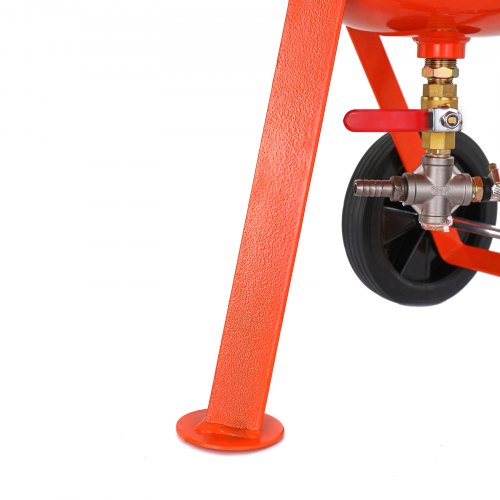 VEVOR Mobiles Sandstrahlgerät 37 L Sandstrahlanlage 2,3 m Arbeitsschlauch Sandstrahler 60–110 PSI Arbeitsdruck ideal zum Entfernen von Rost, Farbe, Flecken und das Polieren großer Flächen