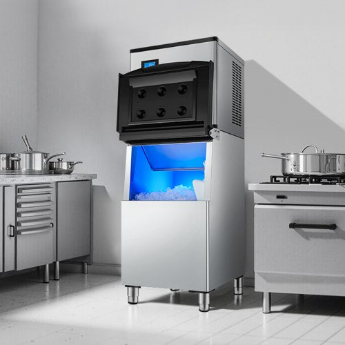VEVOR Eismaschinenkopf Eiswürfelmaschine Eisbereiter (nur Kopf) 227 kg/Tag