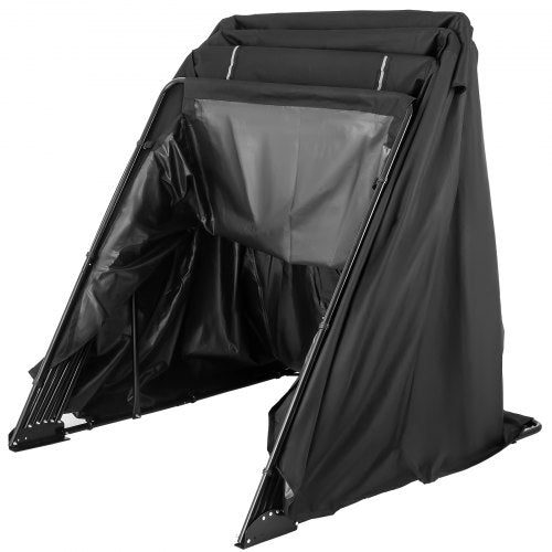 VEVOR Motorradabdeckung 600D Motorradgarage Oxford Rollabdeckung wasserdicht