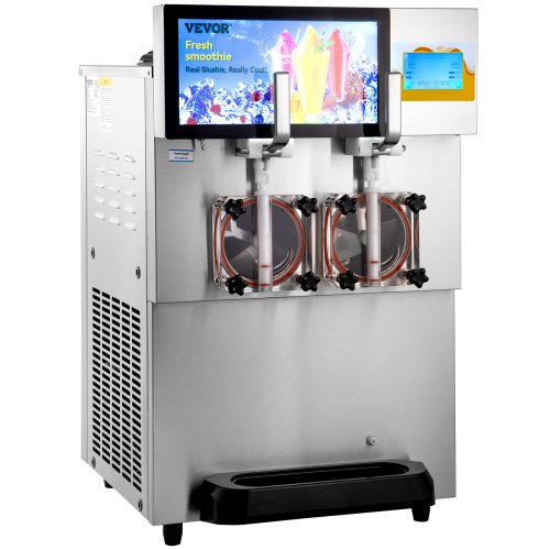 VEVOR 8L Kommerziell Slusheis Maschine Eismaschine Slushy 1800W Slushgerät