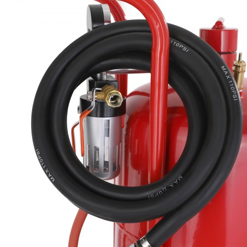 VEVOR Sandstrahlen, 40 L Sandstrahlmaschine, 60-125 PSI Mobiler Sandstrahler mit Zubehör, 2,4 mm, 2,7 mm, 3,2 mm, 3,6 mm Keramikdüsen Sandstrahlerrohr, 2,5 m Schlauchlänge Siphon-Schleifeinheiten