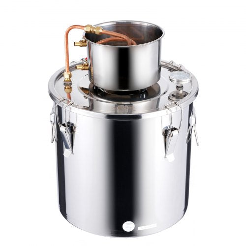 VEVOR 30L Alkohol Destilliergerät Destillierer Moonshine Still Edelstahl