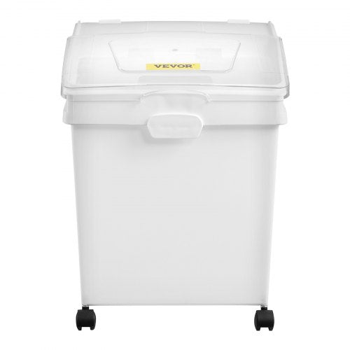VEVOR Mehl und Reis Behälter Kapazität 25 kg, 3 Stück Aufbewahrungsbox Küche 35,5 x 50 x 45 cm, dreifach Vorratsdosen 14 x 19,7 x 17,7 Zoll weiß Speicherung für Getreide und anderen Trockenwaren