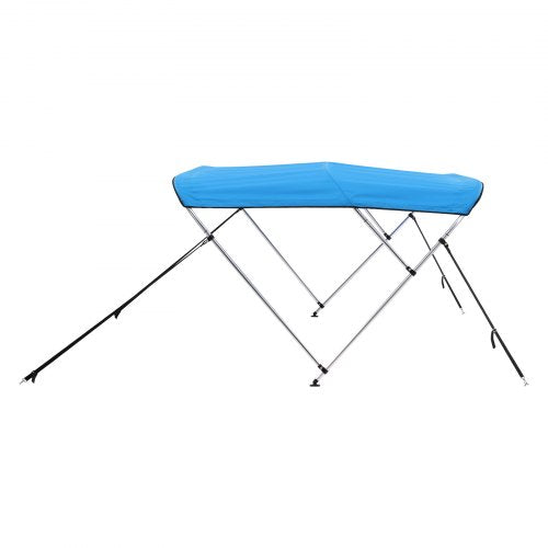 VEVOR Bimini Top Bootsverdeck Bootdach Sonnenverdeck Blau 3 Bögen 216-229cm