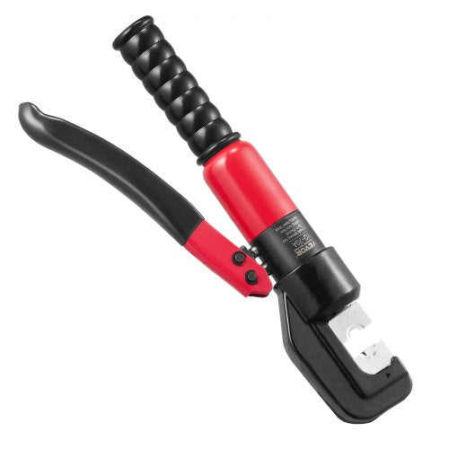 VEVOR Hydraulische Crimpzange Kabelschuhzange 4-70 mm², Aluminium / Kupfer-Anschluss Crimpzange zum Kabelcrimpe, 9 Formen Presszange Manuelle Hydraulikzange Quetschzange Kabelschuhe Zange