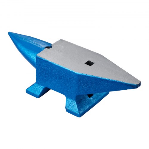 VEVOR Einzelhorn-Amboss 10 kg Stahlamboss, Schmiedestahlwerkzeuge mit rundem &amp; quadratischem Loch, Amboss, robuster Schmied, Juwelier, langlebiges &amp; robustes Metallschmiedewerkzeug