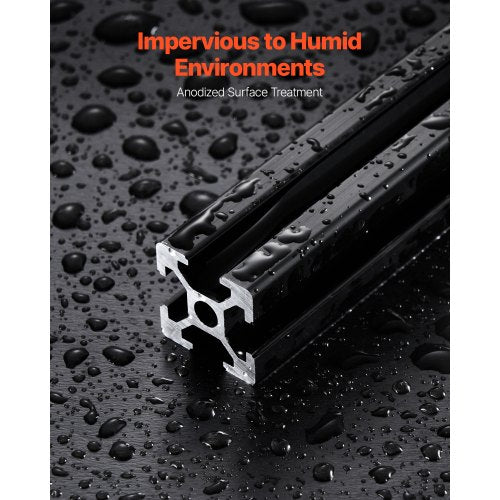 VEVOR 10er Set Aluprofil 1200mm Nutenprofil 2020 Aluminium Linear Schiene