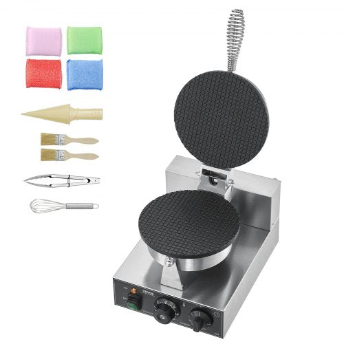 VEVOR Elektrische Eistüte Maschine Kommerzielle Waffeltüte Frühlingsrolle