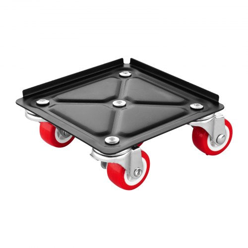VEVOR Möbelroller Transportroller Möbelwagen Rollen mit 5 Rädern 135x135x52mm