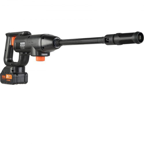 VEVOR Akku Hochdruckreiniger Kabellos Wasser Druckreiniger Spritzpistole Druckreinigerpistole (220W 21V, 40bar, zur mobilen Reinigung und Bewässerung, 4L/min, inkl. Zubehör, Ladegerät)