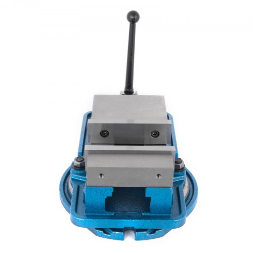 VEVOR Schraubzwingen-Schraubstock 160 mm, Tischschraubstock 160 mm, Bench Clamps 150 mm, Metall Professionelle Gusseisen Schraubstock für Säulenbohrer Breite Backen