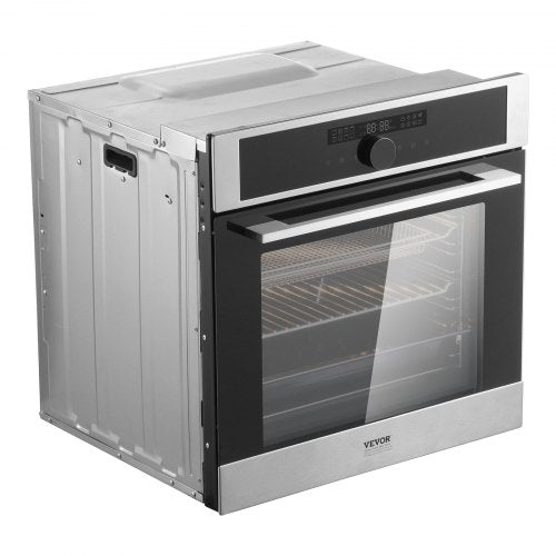 VEVOR Einzel-Wandofen Elektrischer Einbau-Wandofen 16 Funktionen 3550W 76L