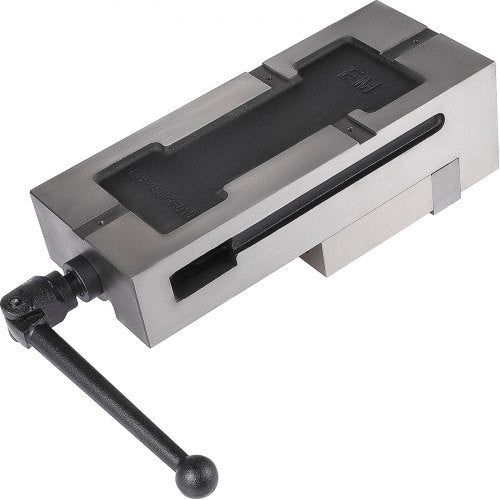 VEVOR Schraubzwingen-Schraubstock, 45 mm Backenhöhe 150 mm Kieferbreite Tischschraubstock, 29 KN Max. Spannkraft Werkbank Schraubstock, Schraubstock Drehbar aus Stahl, CNC Werkzeugmaschine Zubehör