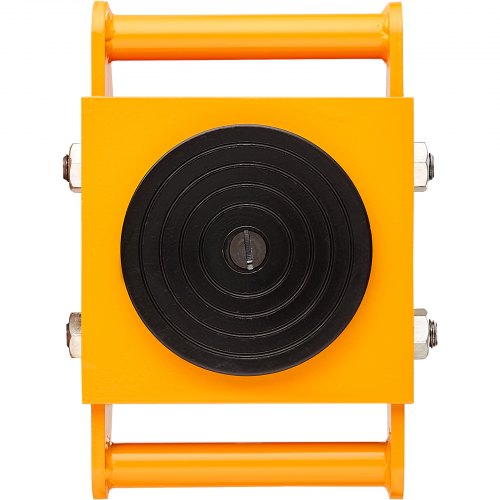 VEVOR Panzerrollen 6T Transportfahrwerk 280x210x105mm Transportrollen aus Kohlenstoffstahl Industrieroller mit 4 PU-Richtungsräder Roller Ф 135x9mm Drehplatte Möbeltransporthilfe Transportroller