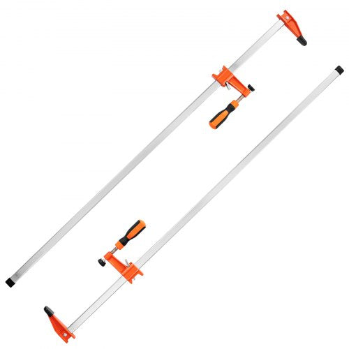 VEVOR Stangenklemmen für die Holzbearbeitung, F-Klemme, 2er-Pack, 36-Zoll-Klemme/Spreizer, 600 lbs Last