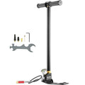 VEVOR Handluftpumpe, 4500 psi Luftgewehrpumpe, 310Bar PCP-Pumpe 3 Stage Luftgewehr Lade Stirrup Handpumpe, Handbügelpumpe Dreistufige Steigbügelpumpe, Handluftpumpe Kompletter Zubehörsatz