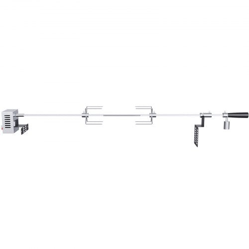 VEVOR Spanferkelgrill Lammgrill 100,6 cm, 12 kg Edelstahl Drehspieß Spießbratengrill 9 W, Lammgrill BBQ Grill Grillwagen Barbecue, Großer Spießgrill Geeignet für Putenfleisch, Schinken usw.