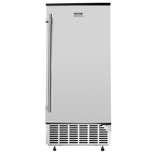 VEVOR Unterbau-Eismaschine Eisbreiter 36 kg/Tag mit Ablaufpumpe Umkehrbare Tür