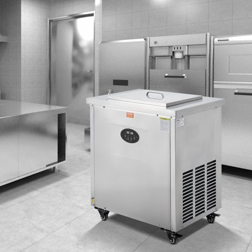 VEVOR Kommerzielle Eismaschine, Einzelform-Set – 40-teilige Eismaschine, Kommerzielle Eismaschine aus Edelstahl für den Stiel, Eismaschine für Eisstäbchen für Bars, Cafés, Milchteeläden