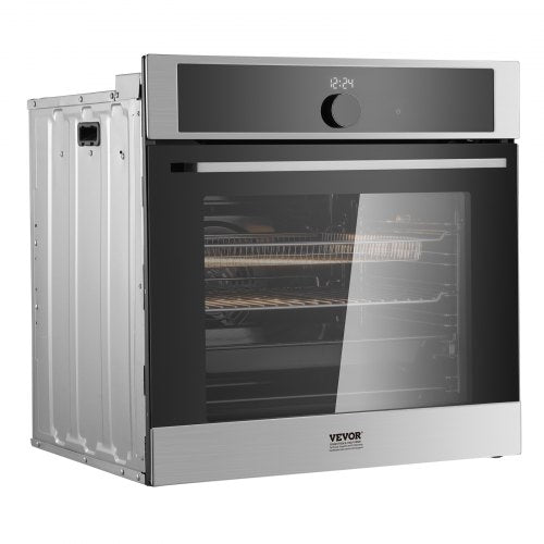 VEVOR Einzel-Wandofen Elektrischer Einbau-Wandofen 16 Funktionen 3550W 76L