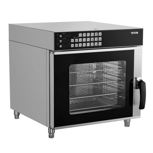 VEVOR Konvektionsofen Kommerzieller Toaster Bäcker Edelstahl 58L Ofen