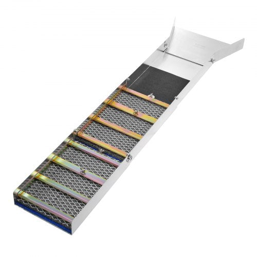 VEVOR Goldwaschpfanne Goldwannenbecken Set 22,86 x 127 cm Aluminium Goldpfanne für Goldwaschen Goldwannenbecken für Nugget Bergbau Wanne Gold Pan Sand Gold Bergbau Manuelle Goldwaschanlage Ausgräbt