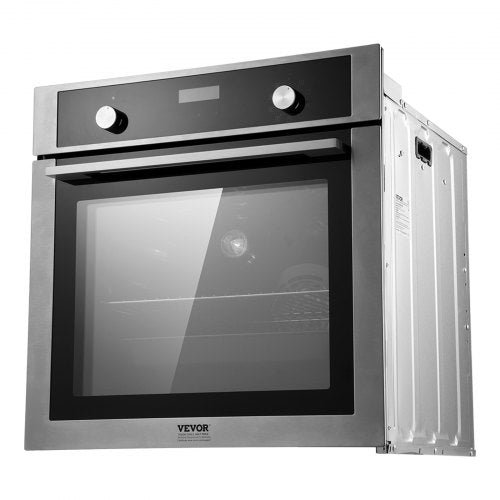 VEVOR Einzel-Wandofen Elektrischer Einbau-Wandofen 9 Funktionen 76L 3550W