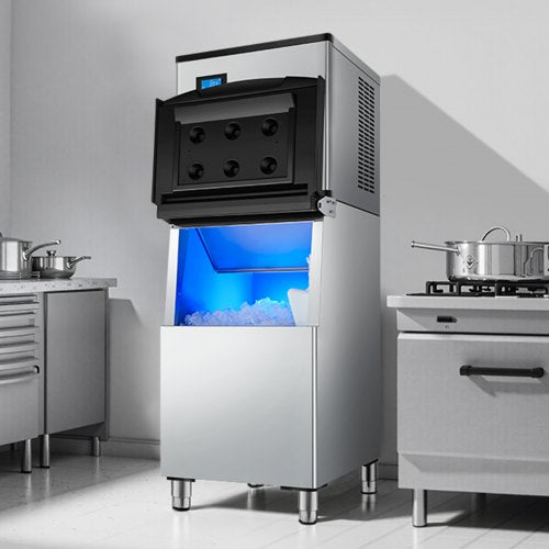 VEVOR Eismaschinenkopf Eiswürfelmaschine Eisbereiter (nur Kopf) 136 kg/Tag