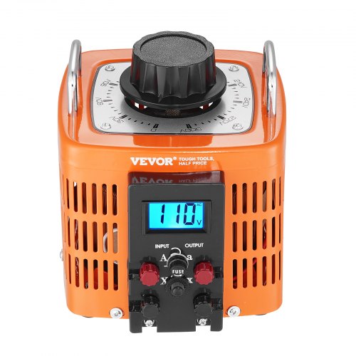 VEVOR 2000VA Variabler Spannungstransformator 6,6A 0-300V Spannungsregler LCD CE