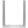 VEVOR Außenveredelungsrahmen Außengrillrahmen 12x18 Zoll für Doppelseitenbrenner