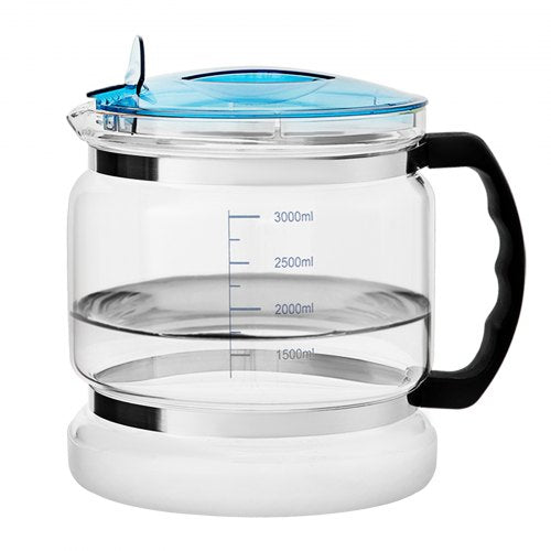 VEVOR Wasser Destillierer 1L / H Haushalt Rotes Wasserdestilliergerät Destilliertes Wasser herstellen 750 W, Doppelter Bildschirm Edelstahl Distilleranlage mit Glaskanne Reinwasser destilieren