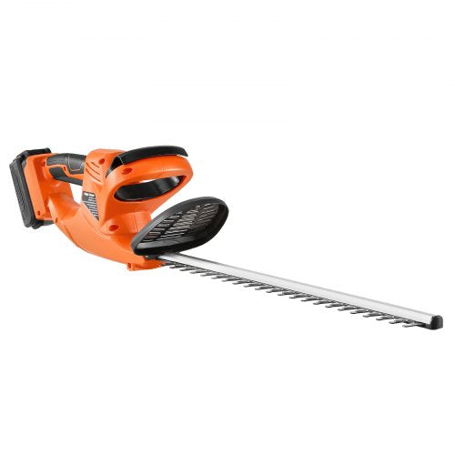 VEVOR Akku-Heckenschere Heckentrimmer Elektroheckenschere 51cm, Doppelklinge