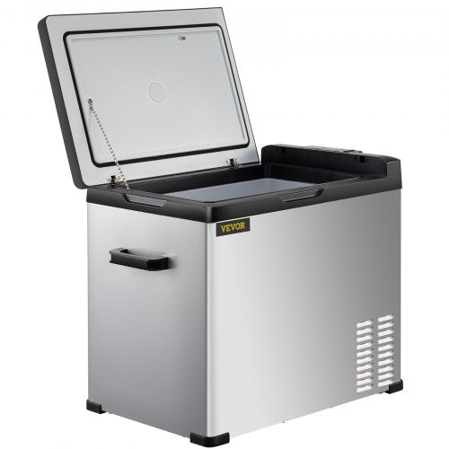 VEVOR Kompressor-Kühlbox Elektrisch, 40 L Kühlbox 12 / 24 V und 110-240 V, Kühlung bis -20 °C, für Auto, Lkw, Boot, Reisemobil und Steckdose, 60 W Elektrische Kompressor Kühlbox Tragbare Gefrierbox