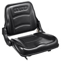 VEVOR Universal Traktorsitz aus PVC-Kunstleder und Polyurethanschaum Traktor Schleppersitz mit verstellbarer Rückenlehne und Mikro-Sicherheitsschalter Treckersitz Fahrersitz 160–340mm Schlitz