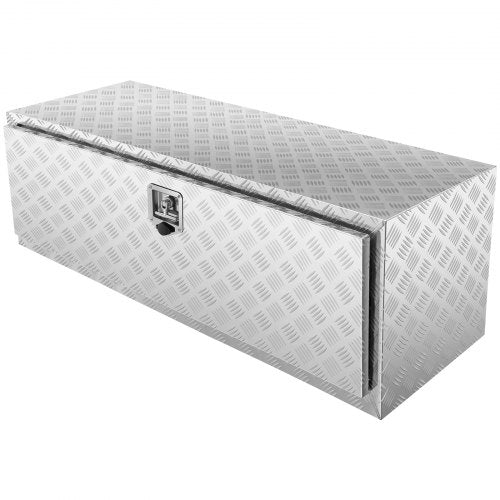 VEVOR Unterboden-Lkw-Box, 1219 x 610 x 610 mm Pickup-Aufbewahrungsbox, Aluminium-Werkzeugkasten mit Schloss &amp; Schlüsseln, Wasserdichte Anhänger-Werkzeugkiste für Lkw, Transporter, Anhänger usw.