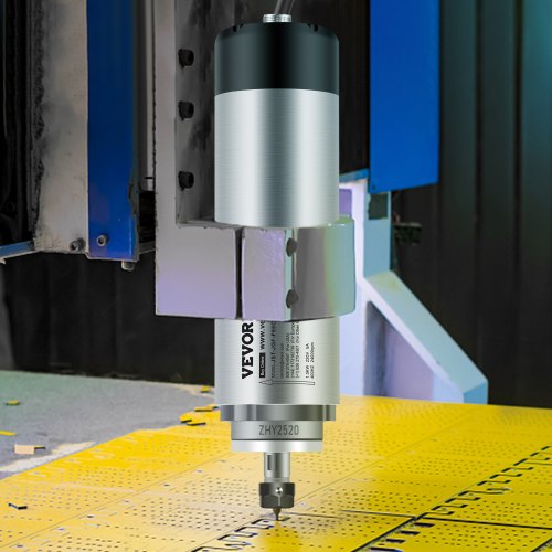 VEVOR 1,5 Kw Spindelmotor CNC Spindelmotor Luftgekühlte Luftkühlung Spindelmotor 220-250 V Luftgekühlter Motor für CNC Spannzangenfutter 8000-24000 U/min Luftgekühlter Spindelmotor Windgekühlt