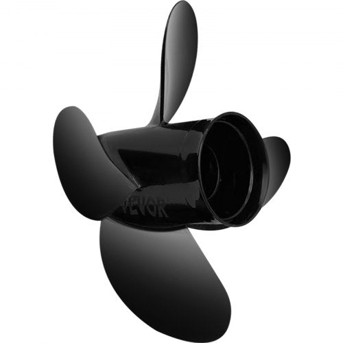 VEVOR Außenbordpropeller, Ersetzt OEM 48-8M8026630, 4-Blatt 26,2 x 33 cm Aluminium-Bootspropeller, Kompatibel mit Mercury Mariner 25 PS Bigfoot/Command Thrust 60 PS Außenbordmotor